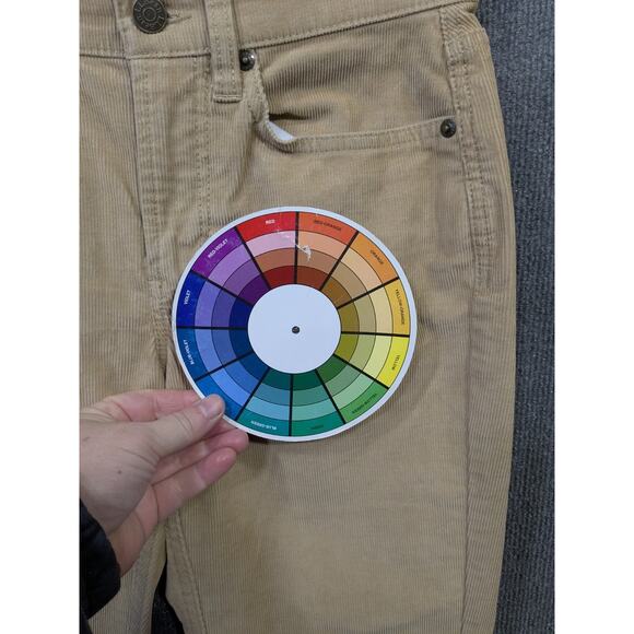 LL Bean Pants Womens 2 (Fits 28x30) BeanFlex Corduroy Favorite Fit Straight Leg - Picture 3 of 12